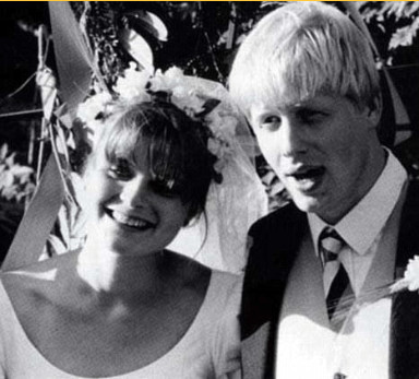 Allegra and Boris on their wedding day